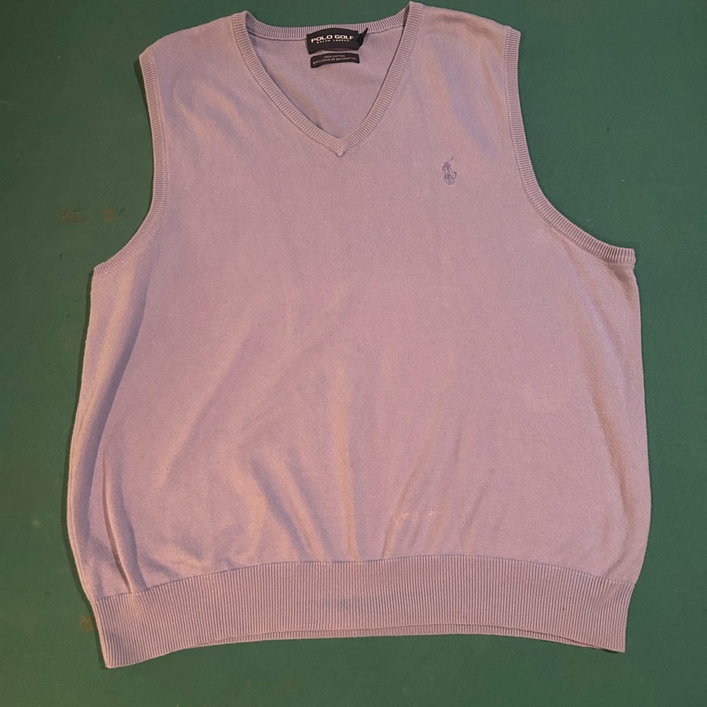 Ralph Lauren Purple V-Neck Sweater